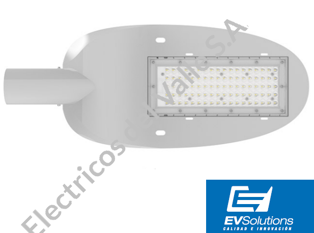 LUMINARIA LED ALUMBRADO PUBLICO 90W 5000K 100-277V 11700LM 50.000H CON FOTOCELDA EV