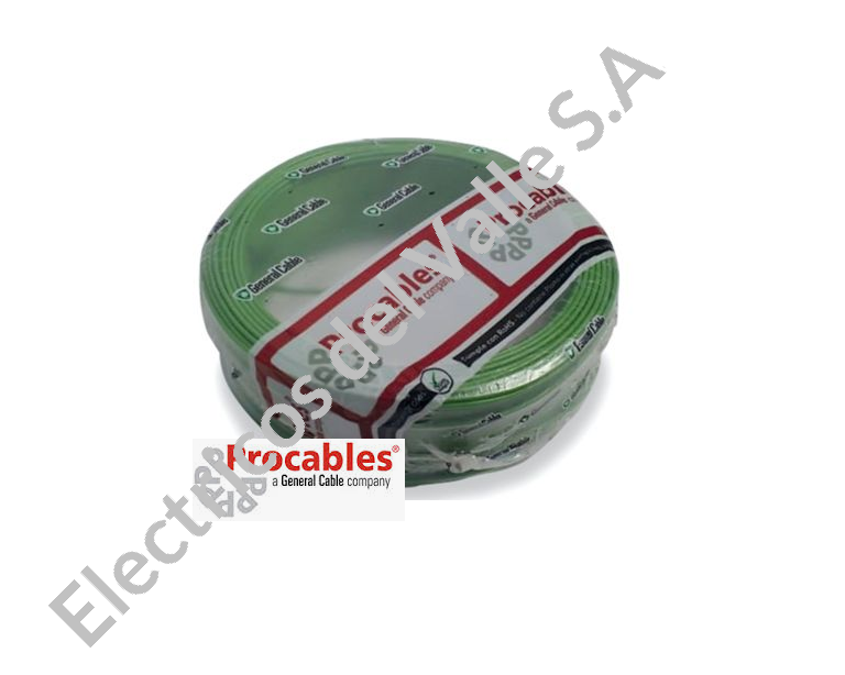 CABLE CU 10 VERDE THHN/THWN AISLA NYLON