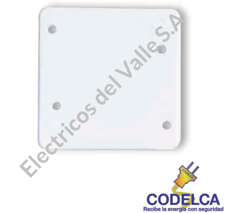 TAPA CIEGA 4X4 PVC CODELCA