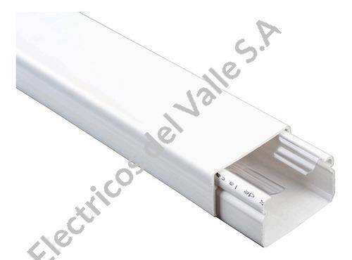 CANALETA 40X25 MM LISA 2MTS BLANCO 25 DEXSON