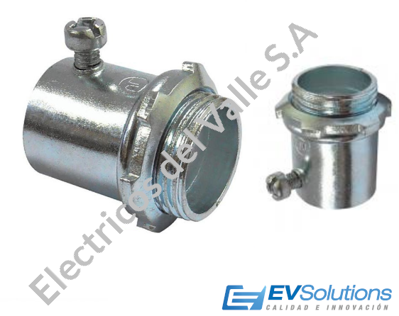 ADAPTADOR 1 1/2&quot; EMT ACERO E.V 